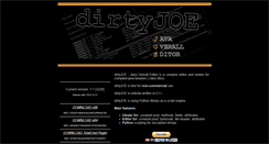 Desktop Screenshot of dirty-joe.com