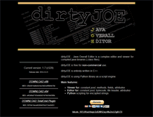 Tablet Screenshot of dirty-joe.com